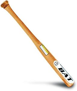 BodyRip Rounders Wooden Baseball Bat - Beginners, Lightweight, Composite Solid Wood, Slender Handle, Self-Defence Tool | 25" Bat Only