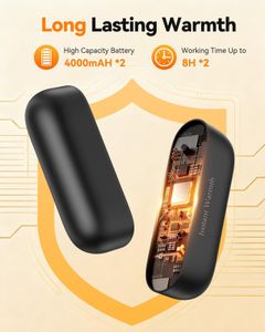 Rechargeable Hand Warmers – 8000mAh Portable Electric Heater