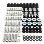 Xitomer Motorbike Stainless Steel Full Sets Fairing Bolts Kits Fit for YZF R6 2008-2016,Mounting Kits Washers/Nuts/Fastenings/Clips/Grommets,Bodywork Screws