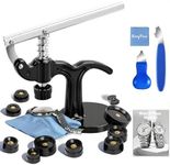 Watch Repair Press Tool Set: EasyTime Watch Repair Kit 16pcs Suitable for Size 18mm to 50mm with Watch Case Open Pry Case Closer for Battery Replacement