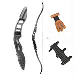 DOSTYLE Takedown Recurve Bow Hunting Archery Long Bow 58" Right Handed for Outdoor Shooting Training (30LB)