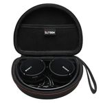 LTGEM Case Compatible with Sony MDR-ZX110 / MDRZX110AP / MDRZX110NC / MDR-ZX310AP ZX Series Wired On-Ear Headphones, Black(Case Only)