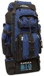 Andes Navy Blue Ramada 120L Extra Large Hiking Camping Backpack/Rucksack Luggage Bag