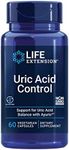 Life Extension Uric Acid Control - Ayuric Terminalia Bellerica Fruit Extract Supplement - Support Healthy Uric Acid Level - Non-GMO, Gluten Free - 60 Vegetarian Capsules