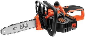 BLACK+DECKER 18V Lithium-ion Chainsaw Cordless with Battery 25 cm 2.0Ah GKC1825L20-GB , Orange