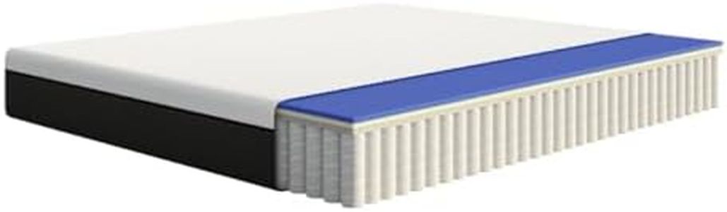 Emma Matelas Hybrid II | Mousse à mémoire de Forme et Ressorts ensachés | 90x200 cm | Hauteur 25cm | Moyen-Ferme (H7) | Soutien à 7 Zones | Ergonomique | Ultra-Respirant | Durable | Housse Lavable