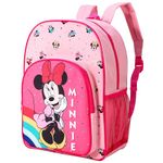 Minnie Mouse Kids Childrens Premium Backpack School Rucksack Travel Bag Boys Girls with side mesh pocket and front zipped pocket