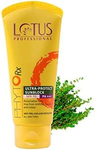 Lotus Professional PhytoRx Ultra Protect Sunblock SPF 70 and PA+++ | Luminous Tinted Face Sunscreen with Broad-Spectrum UVA/UVB Protection | Lightweight, Natural Coverage, Oil-Free Formula with Non-Greasy Finish & No Whitecast| For All Skin Types| 50g Cream