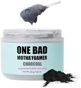 Elizabeth Mott Carbonated Bubble Clay Mask For Face - Charcoal Deep Pore Cleansing For Acne, Blackheads, Breakouts & Reducing Pores - Cruelty-Free Korean Face Mask, 3.53 oz