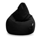 Loft 25 Bean Bag Gamer Chair | Outdoor Indoor Living Room BeanBag Seat | Water Resistant | Ergonomic Design for Body Support | Durable & Comfortable (Bean Bag, Black)