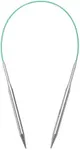 uxcell Size US 9 (5.5mm) Knitting Needles Circular Needle 16 Inch(40cm) Round Metal Stainless Steel Needle for Handmade Projects DIY Knitting