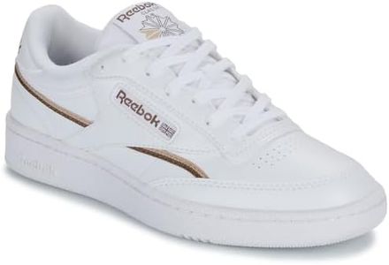 Reebok Men's Club C 85 Vegan Sneaker, White Oat Utibro, 9 US