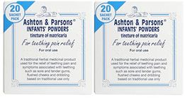 2 X Ashton and Parsons Teething Pain Relief Powders 20 Sachets Ashton & Parsons