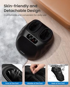 RENPHO Foot Massager with Heat – Deep Kneading for Pain Relief