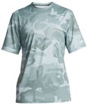 Billabong Men's Standard Arch Mesh Loose Fit Short Sleeve Rashgaurd, Surplus Camo, Large