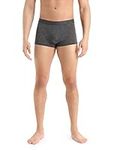 Icebreaker Merino Men's Standard Underwear Anatomica Cool-Lite Trunks, Monsoon Heather, Small