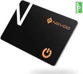NOVOO Slim SmartCard Wallet Tracker, Air Locator Tag - 1.6mm Thin, 6-Year Battery, IP68 Waterproof, Apple Find My Compatible (iOS Only), Bluetooth GPS Item Finder for Bag, Backpack, Luggage, Passport