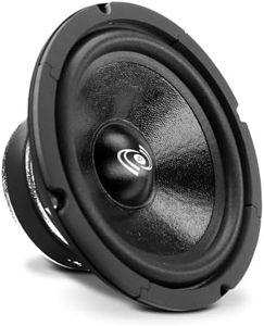 Pyle 6.5" Car Audio Speaker Midrange - 300 Watt High Power Sealed Back Mid Range Speakers System w/ Paper Coating Cone, 200-5 kHz, 93 dB, 8Ohm, 30 oz Magnet, 1 inch KAPTON Voice Coil - PDMR6