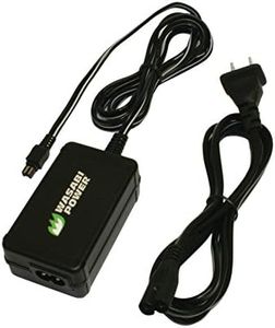 Wasabi Power AC Adapter for Sony AC-L200, AC-L200C, AC-L25, AC-L25A, AC-L25B, AC-L25C and Sony Handycam DCR-DVD7, DCR-DVD105, DCR-DVD108, DCR-DVD203, DCR-DVD205, DCR-DVD305, DCR-DVD308, DCR-HC20, DCR-HC21, DCR-HC26, DCR-HC28, DCR-HC30, DCR-HC32, DCR-HC36, DCR-HC38, DCR-HC40, DCR-PC109, DCR-SR45, DCR-SR47, DCR-SR68, DCR-SR80, DCR-SR82, DCR-SR100, DCR-SX44, DCR-SX45, DCR-SX63, DCR-SX65, DCR-SX85, DSC-HX100V, FDR-AX100, HDR-CX150, HDR-CX160, HDR-CX260V, HDR-CX580V, HDR-CX760V, HDR-CX900, HDR-HC3, HDR-HC5, HDR-HC7, HDR-PJ260V, HDR-PJ710V, HDR-PJ760V, HDR-SR10, HDR-SR11, HDR-SR12, HDR-XR150, HDR-XR260V, DEV-3, DEV-5