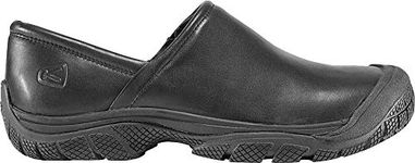 KEEN Utility - Men's PTC Slip-On II (Soft Toe) Work Shoes, Black, 10.5