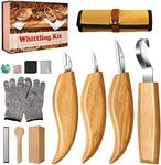 Frephy Whittling Kit for Kids, Wood Whittling Kit for Beginners, Wood Carving Kit with Basswood Wood Blocks, 23Pcs Wood Carving Tools Gift Set, DIY