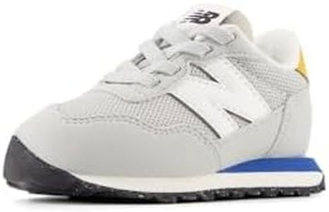 New Balance Kids 237 Bungee Sneaker, BRIGHTON GREY/BLUE AGATE, 5 M Toddler (1-4 Years)