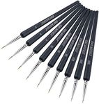 ZKSM 9pcs Detail Paint Brush Set Fi