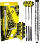 Harrows NX90 Darts, 90% Tungsten Steel Tip Darts Set, Includes High-Grade Shafts, Aerodynamic Dart Flights, Available in Sizes 21g, 22g, 23g, 24g, 25g & 26g