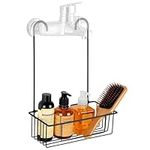 BELLE VOUS Shower Caddy Hanging Basket - Stainless Steel Shower Organiser/Hanging Caddy - Shampoo Holder & Shower Acessories Holder Rack - No Drilling