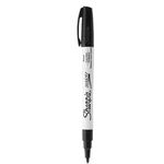 Sharpie Permanent Paint Marker, Fine Bullet Tip, Black