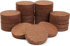 Coco Coir Pellets, Soil Disks (70 mm, 24 Pack)