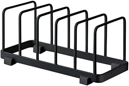 Fourmor- Home Accented Storage Rack-Kitchen Holder Stand - Diversified Euro Kitchen Organizer for Plates, Cutting Boards, Bakeware, Pots & Pans, Serving Trays, Reusable Containers, and Lids