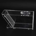 Joyzan Fish Trap Catcher Box, Freshwater Crab Box Acrylic Aquarium Tank Breeding Rearing Layer Hatching Incubator Storage Fishing Bait Catching Kit for Shrimp Crabs Home Garden Office Micro Landscape