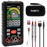 KAIWEETS Digital Multimeter Smart, Rechargeable Multi Meter Automotive with 10000 Counts T-RMS, Measures AC/DC Current Voltage Resistance Continuity Frequency Diodes-KM601S