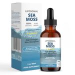 Sea Moss Liquid Drops | Sea Moss Supplement | 100% Organic | 92 Vitamins & Minerals | Vegan | Non GMO | No Binders No Fillers No Additives