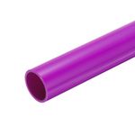 sourcing map 1 1/4 Inch PVC Rigid Tube Round Pipe 27.2mm ID 32mm OD 500mm Purple High Impact for Water Pipe, Crafts, Decoration, Cable Sleeve