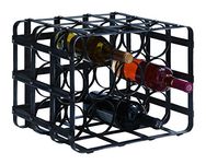 Deco 79 Metal Wine Rack, 12 by 16-Inch