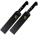 EVERPRIDE 10 Inch Chef Knife Sheath Set (2-Piece Set) Universal Blade Edge Cover Guards for Chef and Kitchen Knives – Durable, BPA-Free, Felt Lined, Sturdy ABS Plastic – Knives Not Included