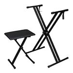 Ktaxon Double X Keyboard Stand and 