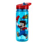 Zawadi Global Super Mario 580ml Water Bottle for Kids School Drinks Bottle Made of Durable Ecozen Reusable BPA Free