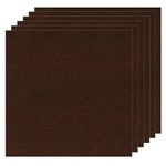 JIALTO Carpet Tiles 24x24 Clearance, Set of 12 Peel & Stick Smoke Grey - DIY Flooring Ideal for Kitchen, Dining Room, Bedrooms & Bathrooms, Self Adhesive Floor Renovation (Brown, 24 X 24)