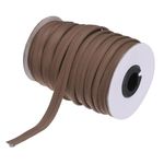 MECCANIXITY Piping Cord Trim 30 Yards 1/2 Inch Piping Tape for Sewing DIY Crafting Fabric Edge Trim Brown