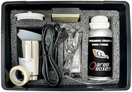 AREABOXES Kit De Restauration De Phares De Voiture avec POLYMÈRE Liquide. Kit Polymère Complet Rapide Et Facile, Tout Ce Dont Vous Avez Besoin pour Restaurer Complètement Vos Phares à Neuf. (Low-KIT)