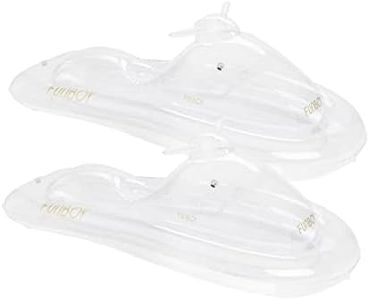 FUNBOY Winter Fun Inflatable Snowmobile, Two Pack, Clear Two Pack