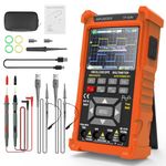3 in 1 Oscilloscope Multimeter, Handheld Signal Generator, 50MHz Lab Oscilloscopes with 2 Channel, 200M/280MSa/s, USB C Voltage Tester with 6000 Counts