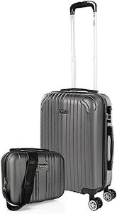 ITACA - Maletas Grandes de Viaje: Maleta Grande 23 Kilos, Maleta Viaje Grande, Maleta De Viaje para Todas Tus Aventuras. Material ABS Resistente y Ligera, Antracita
