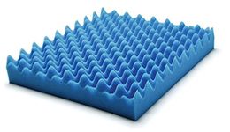 Lumex 7-1630E Convoluted Foam Cushion, 18" x 16" x 3"