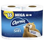 Charmin Ultra Soft Bathroom Tissue, White 4 per Pack