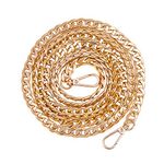 PH PandaHall 160cm Long Bag Chain Straps, Aluminum Gold Bag Chain Strap Metal HandBag Chain Bag Strap Replacement for Crossbody Bag Handles Purse Clutches Handles, 63 Inch