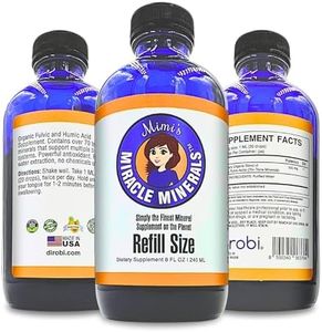 Mimi's Miracle Minerals – Fulvic & Humic Acid Supplement with 72+ Ionic Trace Minerals, Energy, Hair & Nail Growth Support, Organic Plant-Derived Liquid Drops, 8 oz